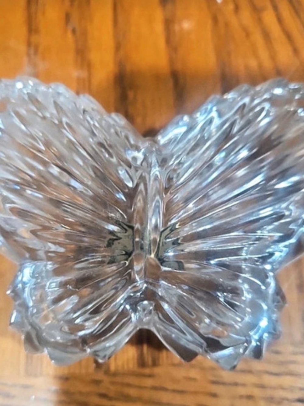 Clear Glass Butterfly Decor